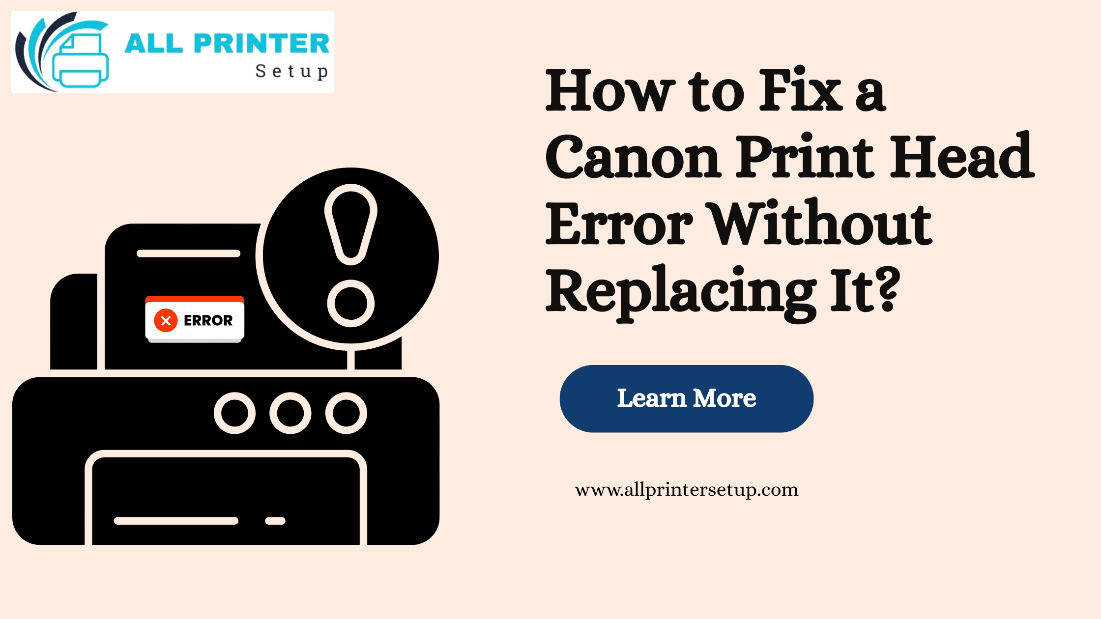 Canon Print Head Error